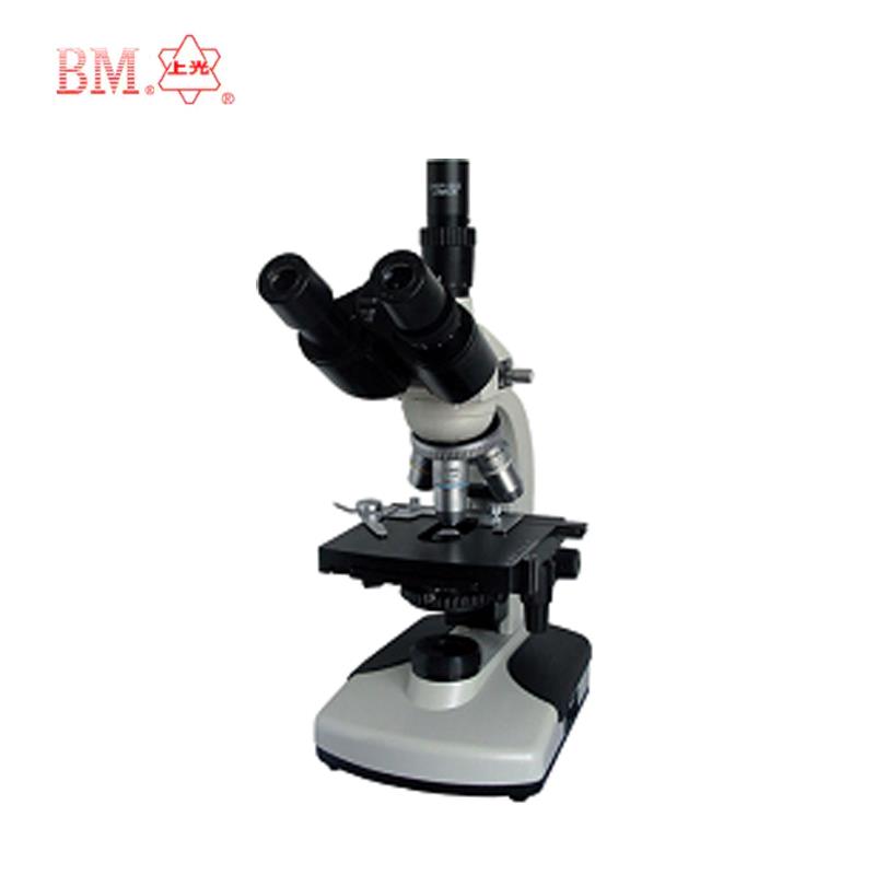 上海彼爱姆三目筒易偏光显微镜BM-11（简易式）