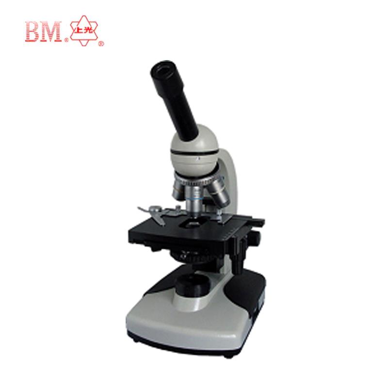 上海彼爱姆三单目筒易偏光显微镜BM-11-1