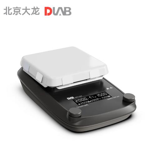 北京大龙DMS7-550M   DLAB LCD 数控7寸定时款加热型强磁磁力搅拌器