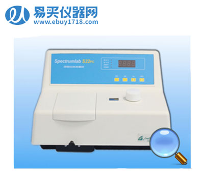 上海棱光可见分光光度计S22PC