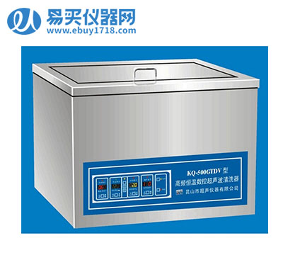 昆山舒美高频恒温超声波清洗器KQ-500GTDV
