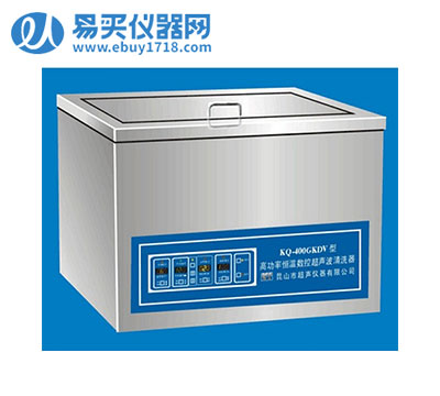 昆山舒美高功率恒温超声波清洗器KQ-400GKDV